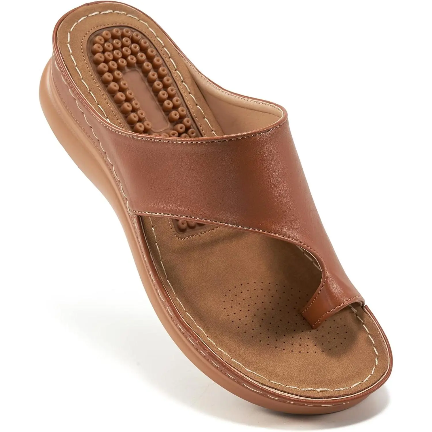 Women's Comfort Wedge Sandals with Soft Cushion & Orthopedic Support for All-Day Walking - Non-Slip 1.96" Heel for Stability, Perfect for Comfort Seekers