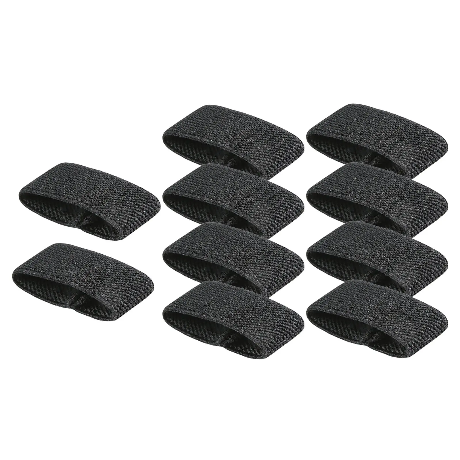 10-Pack Elastic Waistband Retainer Straps, Nylon Material, Ideal for Pants, Durable and Comfortable, Perfect for Daily Use