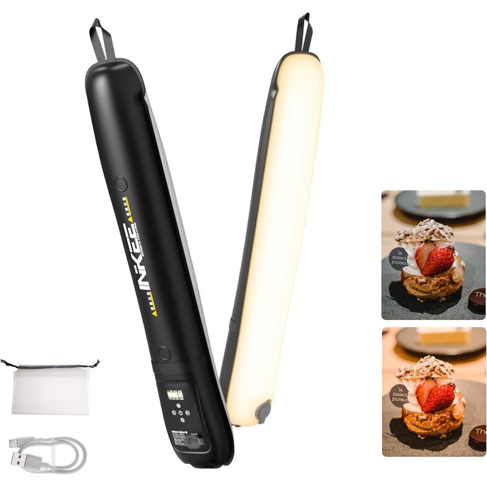 Portable Handheld Design Fill Light, Modern Rechargeable Photography Light Stick, Adjustable Selfie Lighting with Color Screen Display for Outdoor & Indoor, Selfie Accessories, Modern, Led Fill Light #TOP PICKS