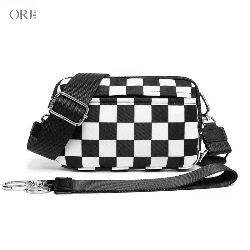 Women's Crossbody Chest Bag - 2-Layer Waterproof Polyester Crossbody Bag, Unisex Outdoor Sports Accessory for Running,acrylic,charm,,stress,ball,,sterling,silver,brooklyn,birthstone,jewelry,,accessories,stainless,steel,cuban chain,mom,b,gold-plated,brass,