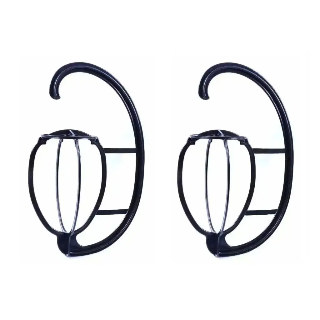 2-Piece Wigs Hanging Rack, Stable Hook Wig Drying Stand, Space-Saving Wig Display Rack, Ideal for Salon and Home Use, Hangers, Organiser