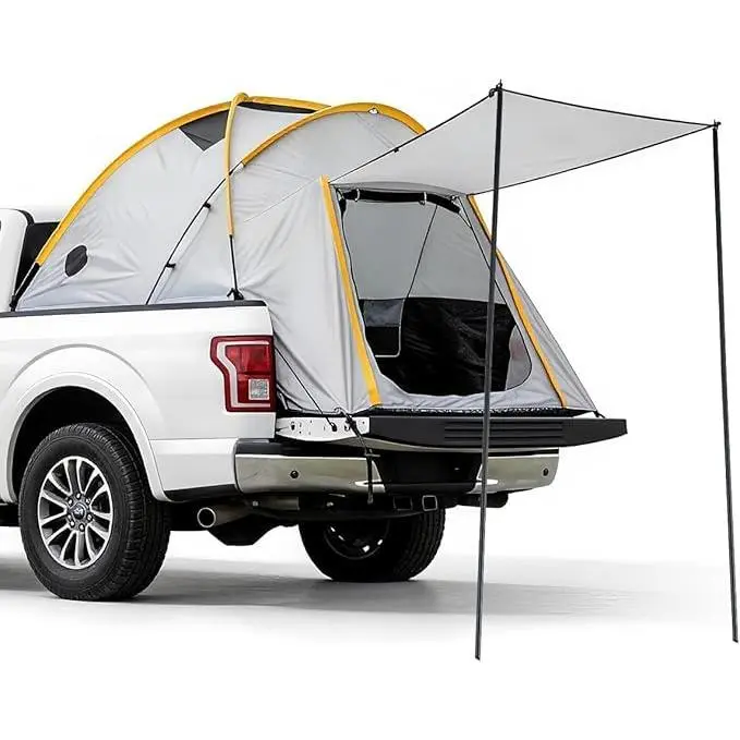 Garvee 2 in 1 Pickup Truck Tent With Rain Cover Carry Bag For 2-3 People