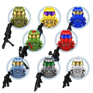 2026 hot item KF6043 Game Series Characters Mini Assembled Building Block Action Figures Plastic Collection Toys