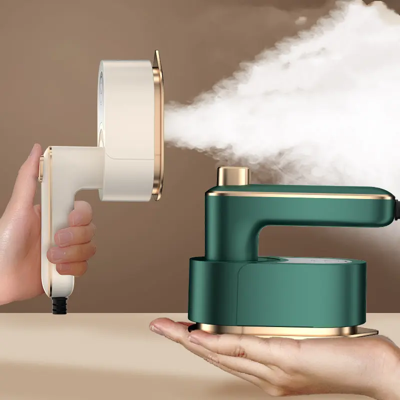 Handheld Foldable Garment Steamer, Portable Mini Travel Clothes Steam Iron Fast Wrinkle Remover for Business Trip Hotel Household Fabric Ironing