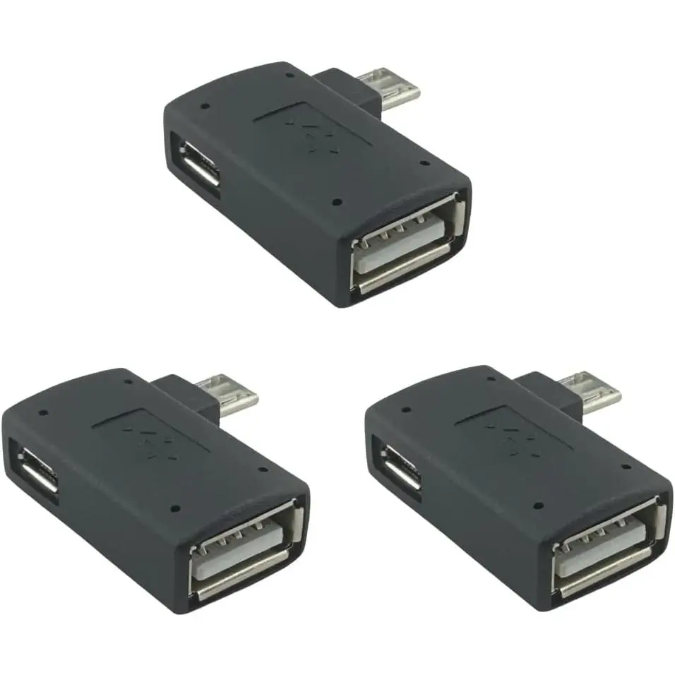 3 Pack OTG  Adapter for Fire TV Stick 4K Max/Cube/Lite,  USB to USB OTG Adapter Compatible Android Smartphones,Host Devices