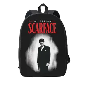Scarface Backpack Simple Lightweight Backpack Fashion Travel Backpack Laptop Backpack 17 Inch
