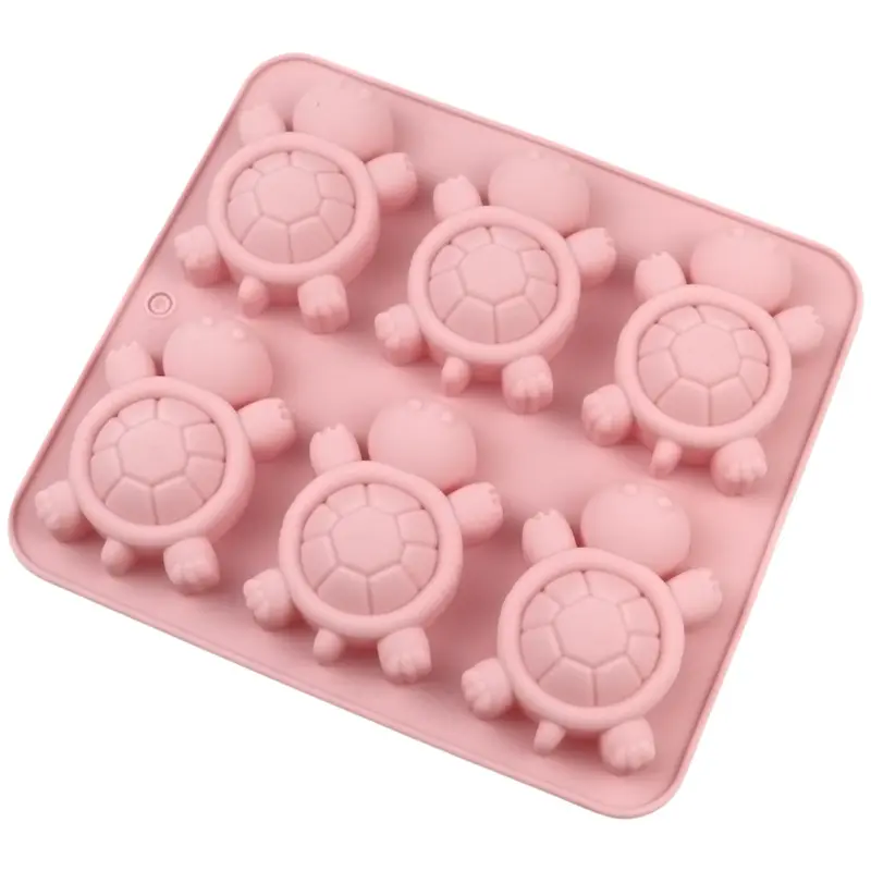 Cute turtle shaped rice cake mold, food grade silicone cake mold, bread mold, pudding jelly mold, lazy baking artifact, easy demolding, rinse with clean water after use