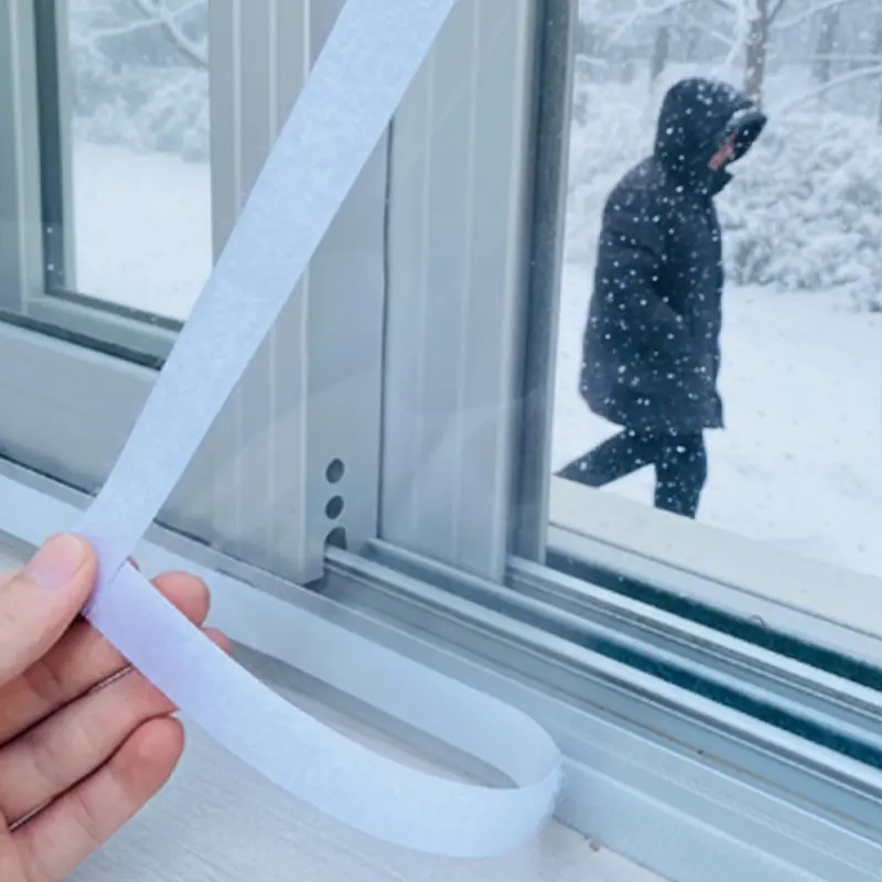 Thickened EVA Transparent Window Insulation Film, High-Clarity Draft Blocking & Cold Protection Window Seal, Self-Adhesive No-Drill, Waterproof, Durable and Removable for Winter Home Insulation