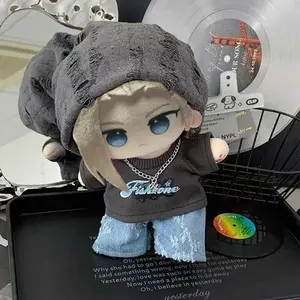 20CM  Rinnnovo The Legend of Hei Soft Plush Doll Body Dress Up Stuffed Toys Sitting Posture Figures Pillow Kawaii Xmas Gift