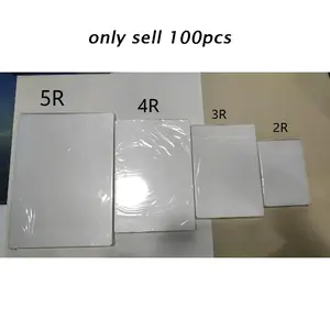 100PCS. 55 Mic 2R 3R 4R 5R Thermal Laminating Film PET For Photo/Documents/Files/Card/Picture Lamination Pouch Laminator Hot Laminator Film