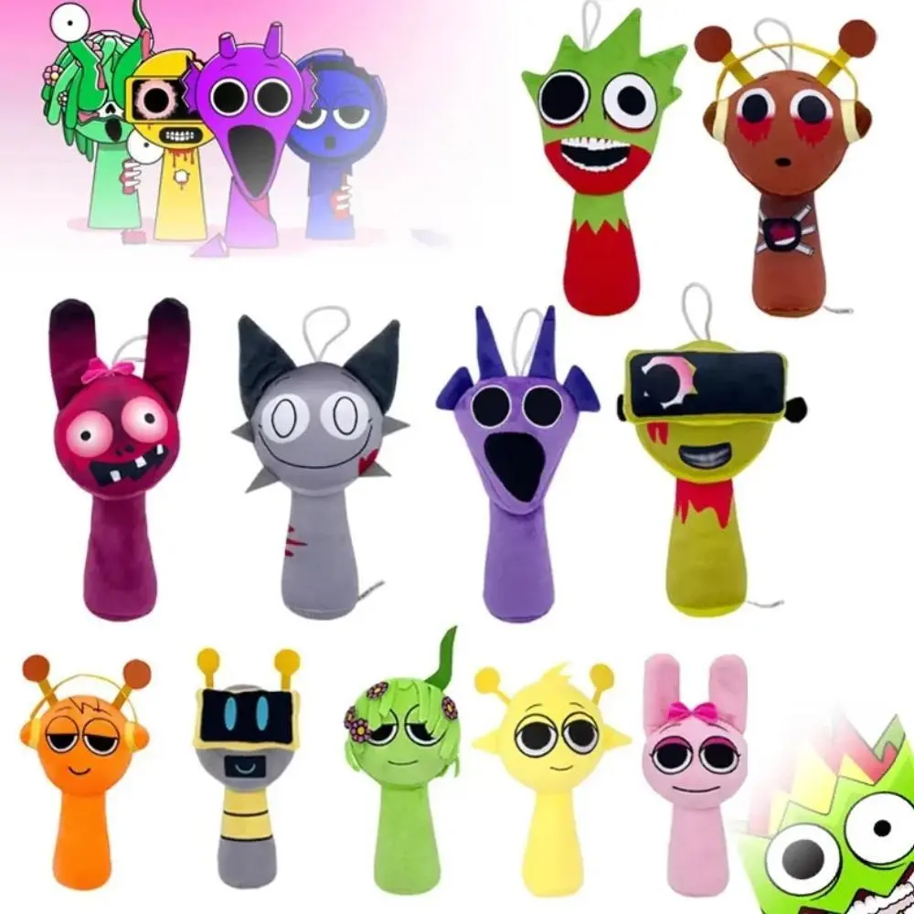 /.-Sprunki Plush Toys Sprunki Dolls Oren Wenda Sprunki Stuffed Doll Plush Stuffed Kids Christmas Birthday Gift Home Decors