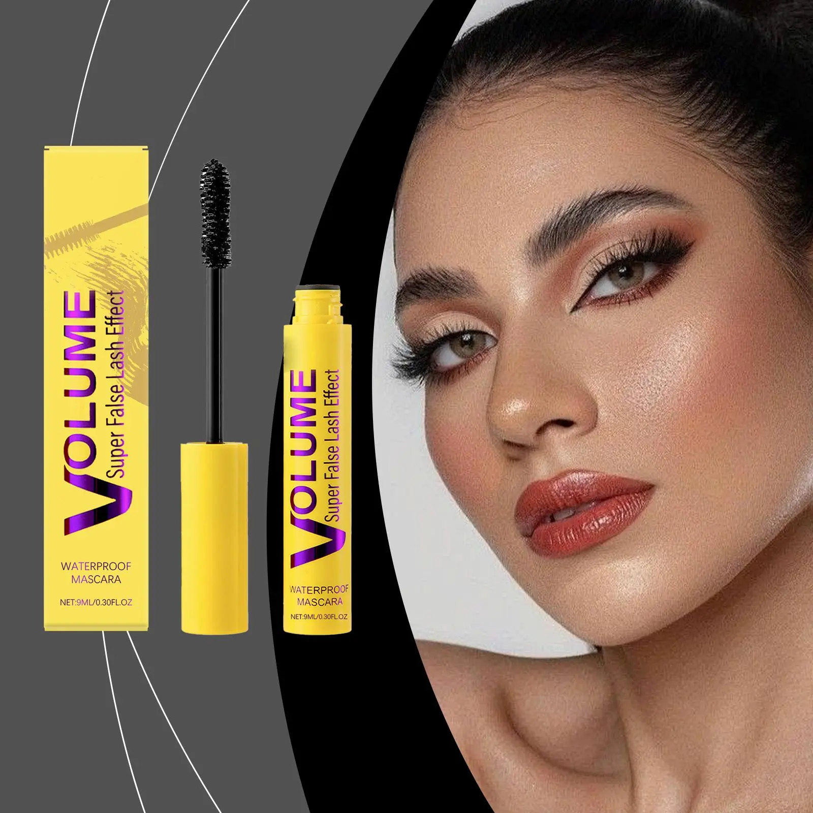 Buy One Get One Free Cosmetiques VolumeCare+ Mascara – Long-Lasting Curl & Super Volume – Waterproof & Nourishing with Beeswax – Gentle for Sensitive Eyes, Easy to Remove
