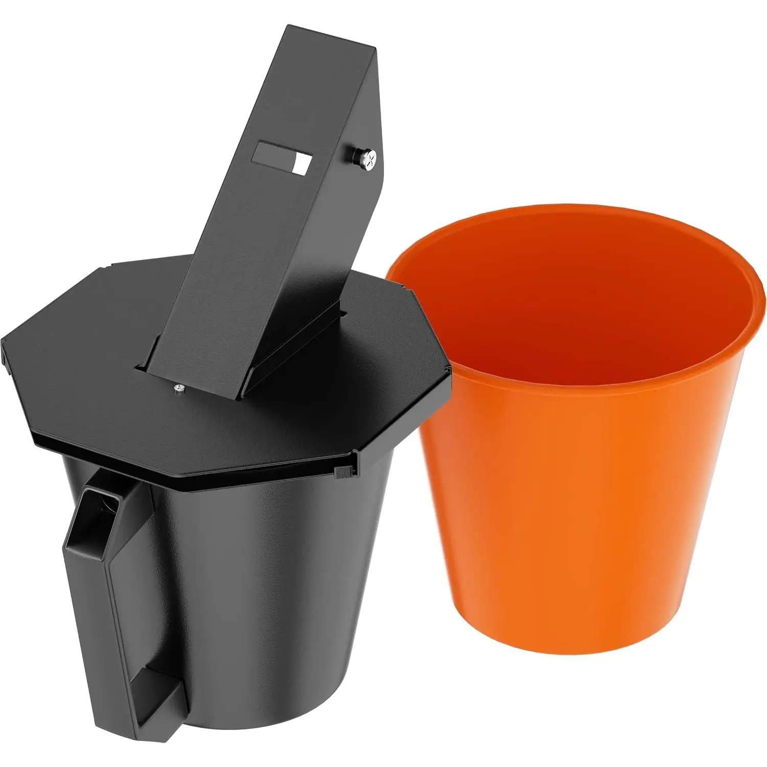Upgraded  Bucket & Liner for Traeger Pellet Grill Accessories | Durable Steel  Bucket with Lid & Metal Handle. Includes   Liner. Fits Traeger & Pit  Pellet Grills