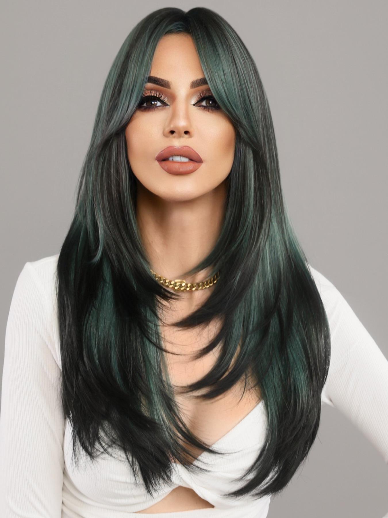 24 Inch Long Straight Synthetic Soft Hair without Bangs, Heat Resistant Wigs for Women, Natural Looking Full Wigs for Party, Daily Use, Daily Wear Wig, National Day Offers