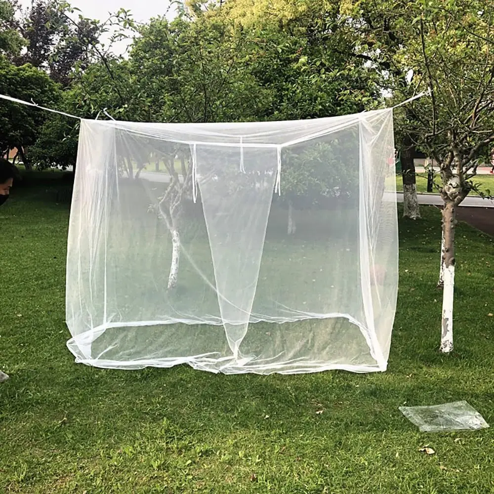 Large Net 4 Corners Net L78 X W86 X H78 inches Rectangular Mesh for Camping Home Travel Dormitory Decor