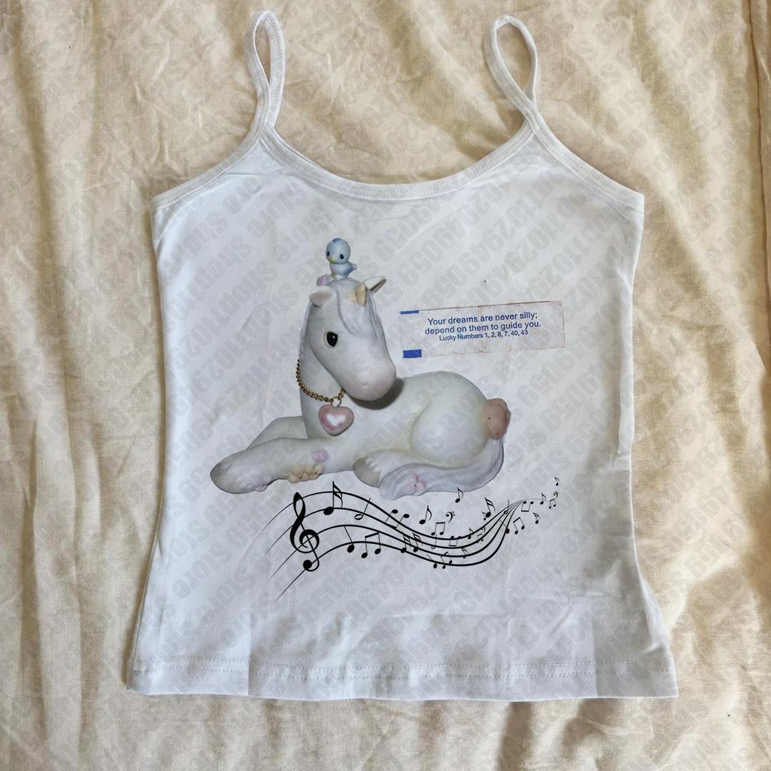 Top Aesthetic Emo Girls 2000s  Street Sexy Hip Hop Sleeveless Off Shoulder Slim Fit Cute Baby Tight Tank Top  Short Style