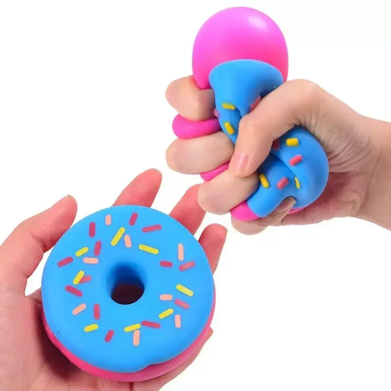 Donut Shape Stress Relief Toy, Slow Rebound Squishy Fun, Perfect for Relaxing and Unwinding, Ideal Gift for Kids and Adults