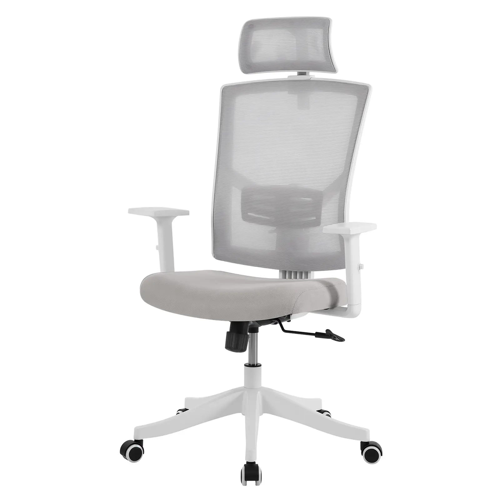 Ergonomic High Back Mesh Office Chair, Adjustable Headrest & Lumbar Support, Reclining Executive Computer Chair with Flip-Up Arms and Swivel Casters, Breathable Comfort Desk Chair for Home Office, Gaming and Conference Room