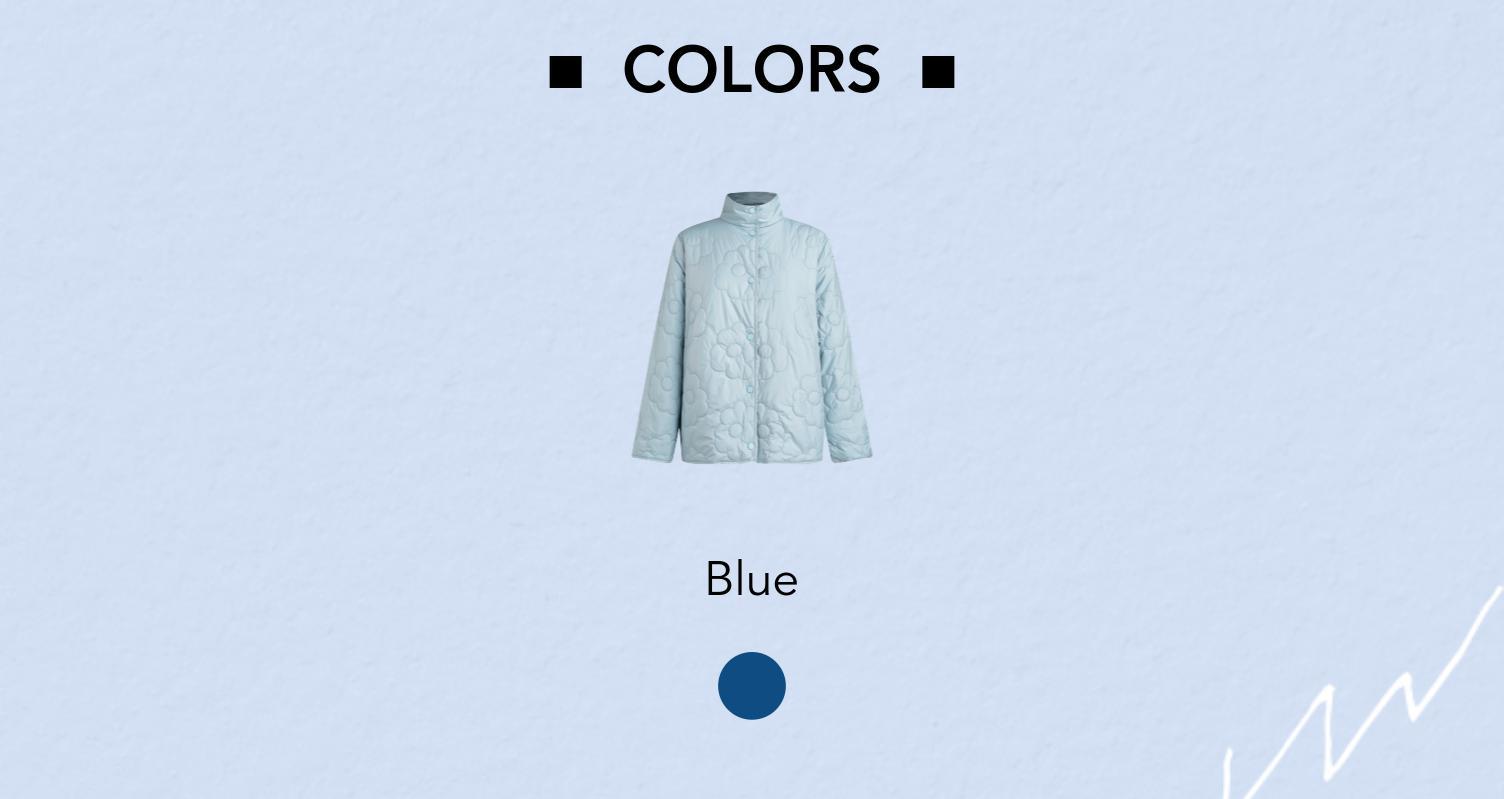 Cider [size 4-8] Stand Collar Floral Quilted Pocket Puffer Jacket