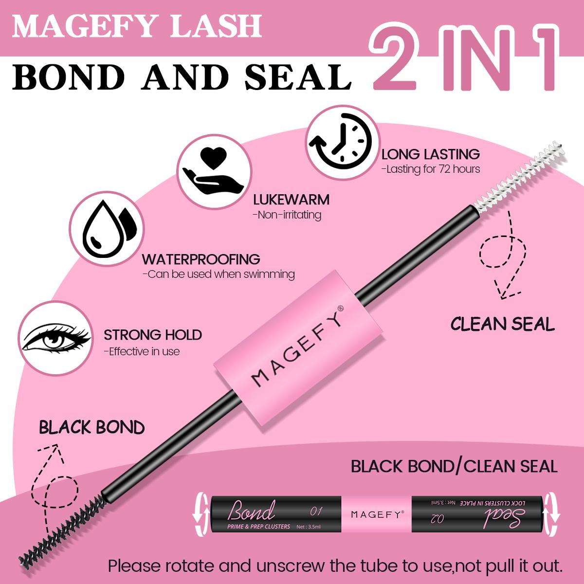 Professional False Eyelash Tool, Individual False Eyelashes Including Eyelash Glue, Tweezer, Double-ended Eyelash Brush & Eyelash Remover, Summer Makeup