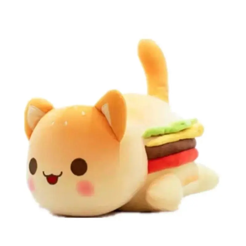 New Aphmau Plush Meemeows Food Cat Plushies Toy Cute Cola Fries Donut Cat Plushes Stuffed Dolls Sleeping Pillow Christmas Gift