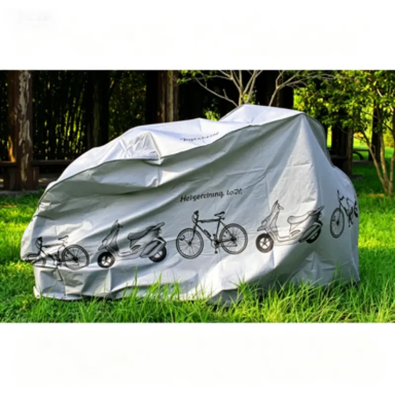 Outdoor Waterproof Bike Cover, All-Weather Heavy-Duty Protection, Dust & UV Resistant, Fits 99% Models, Windproof Velcro Closure, Bicycle Cover