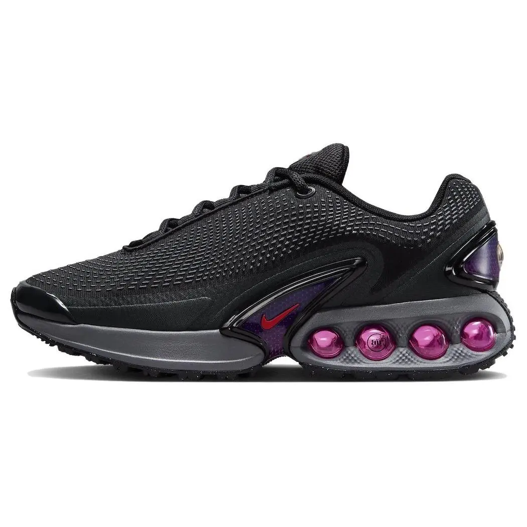 Nike Air Max Dn Women's Comfortable, Durable, Low-Top Casual Shoes in Black and Purple Verifiable, with credentials and supporting global authentication