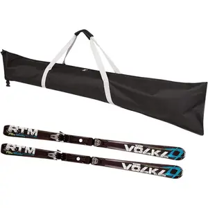 185cm Oxford Fabric Ski & Snowboard Bag, Ski Boot Bag Set, Waterproof Carry Bag with Handle, Protective Storage Bag