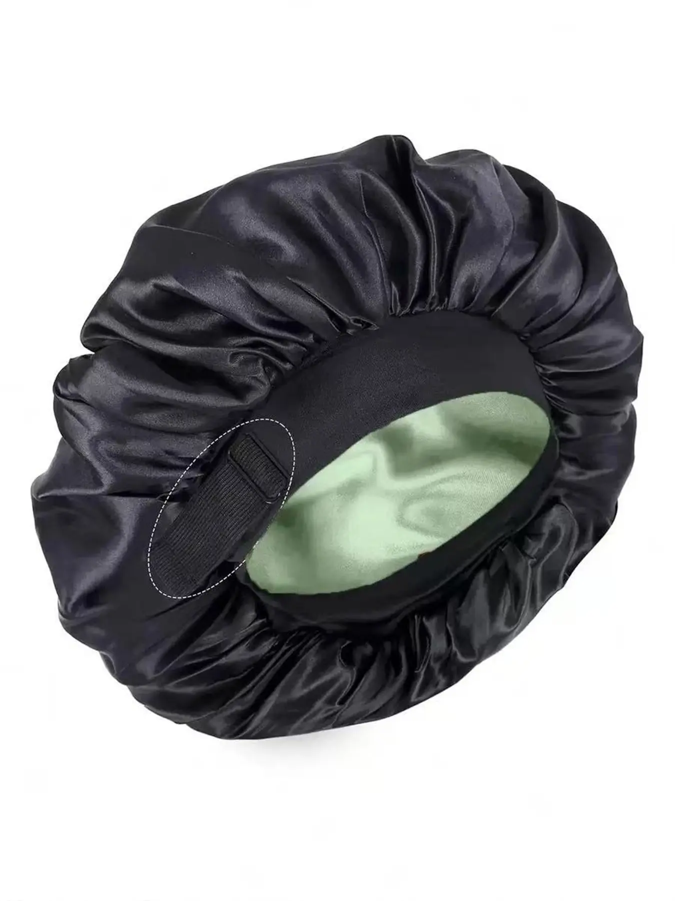 Satin Bonnet Double Layer Silk Bonnet for Sleeping Women and Men Satin Sleep Cap with Adjustable Elastic Band Satin Lined Bonnet for Daily Use