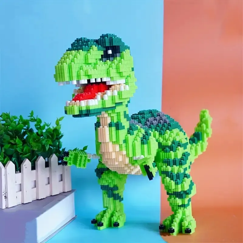 2000 Pieces Dinosaur Building Set, Animal Series Building Blocks Kit, Creative DIY Puzzle, Challenging Assembly, Perfect Gift for Holidays, Building Block Sets
