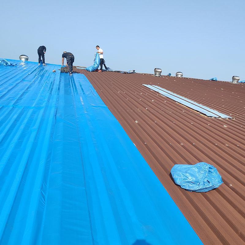 Roof Repair, 1 Roll Repairing Cracks & Loopholes Adhesive Waterproof Tape Suitable for Metallic Surfaces, Wave Tile Container Roofs, Steel Structures, Plastic