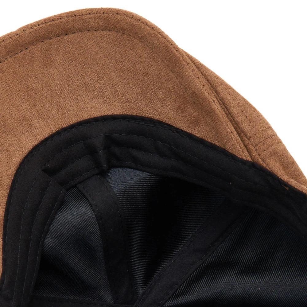 HT4971 Mens Berets Women Autumn Winter Hat Vintage Artist Painter Beret Hat Male Female Ivy Flat Cap Suede Octagonal Beret Caps