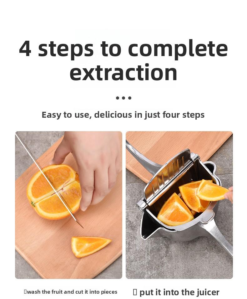 Premium multifunctional manual juicer for sugar cane, pomegranate, and orange; home-use fruit press and lemon juicer