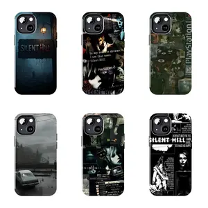 Foggy Silent Hill Street Sign Horror Phone Case Suitable for iPhone 17-11 Pro Max/Plus and  Samsung Galaxy S23-25
