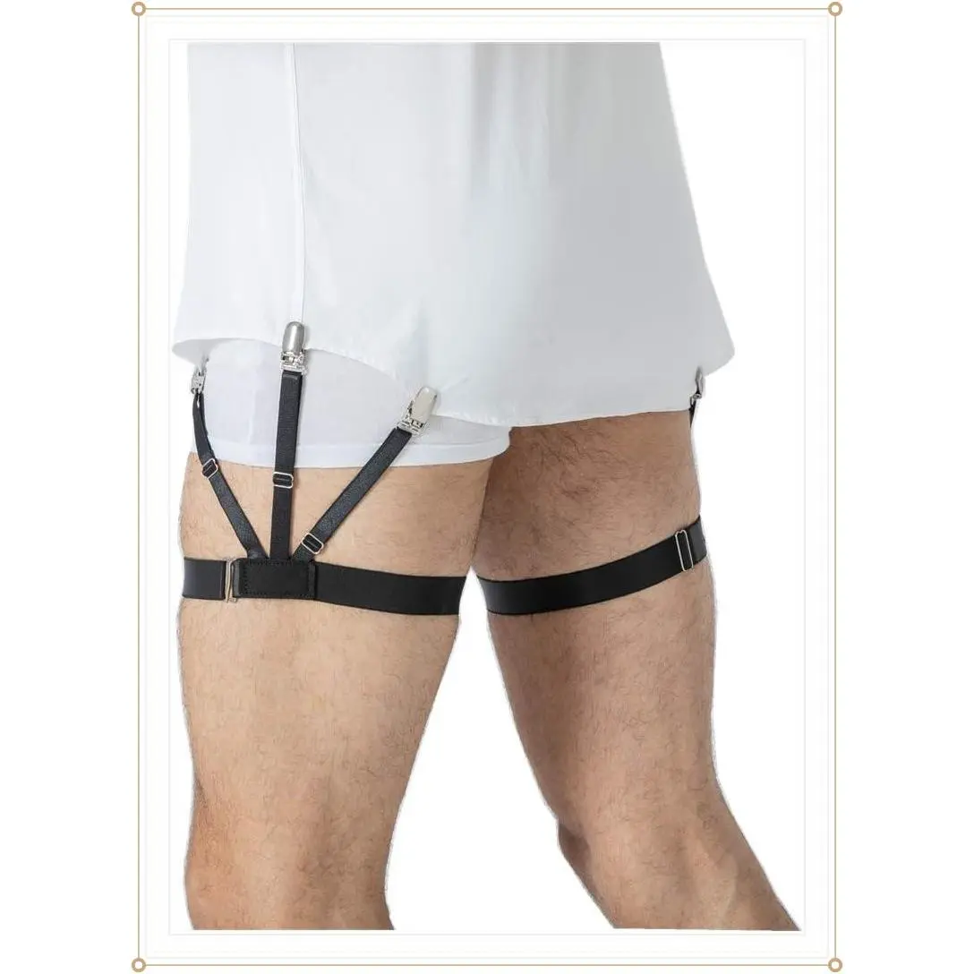 Shirt Stays for Men Shirttail Holder Men's Dress Shirt Garters Keep Your Shirt Tucked In, Shirt Tucker 1 PairGift