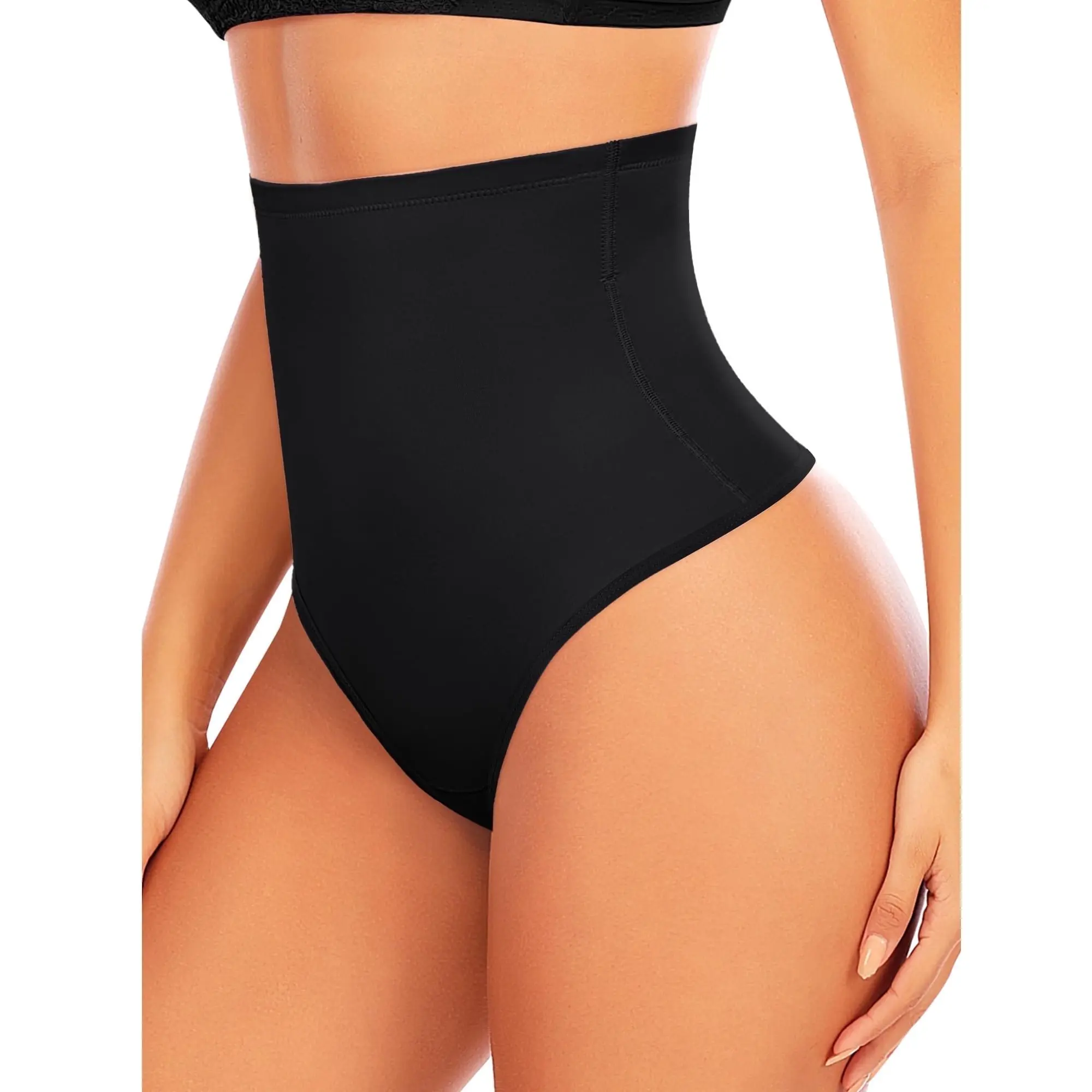 Women Tummy Control Thong Shapewear Smoothing Shaping Thong Panties Body Shaper Underwear