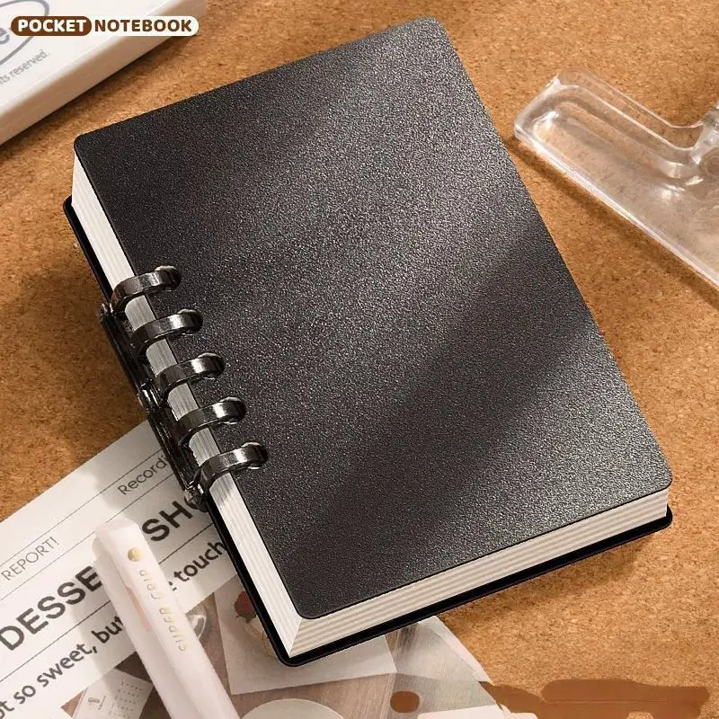 Mini Coil Notebook, Writing Notebook, 160 Pages Thick Waterproof Journal, Erasable Word Book for Students, Student Essentials, Portable Pocket Memo Pad, Detachable Travel Diary, Reusable Notebook, Durable Notebook