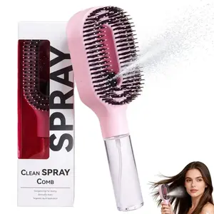 ✨2-in-1 Spray Styling Comb｜Wet & Dry Hair Detangler, Anti-Static Scalp Massage Tool, Detangling Comb for Curly and Straight Hair