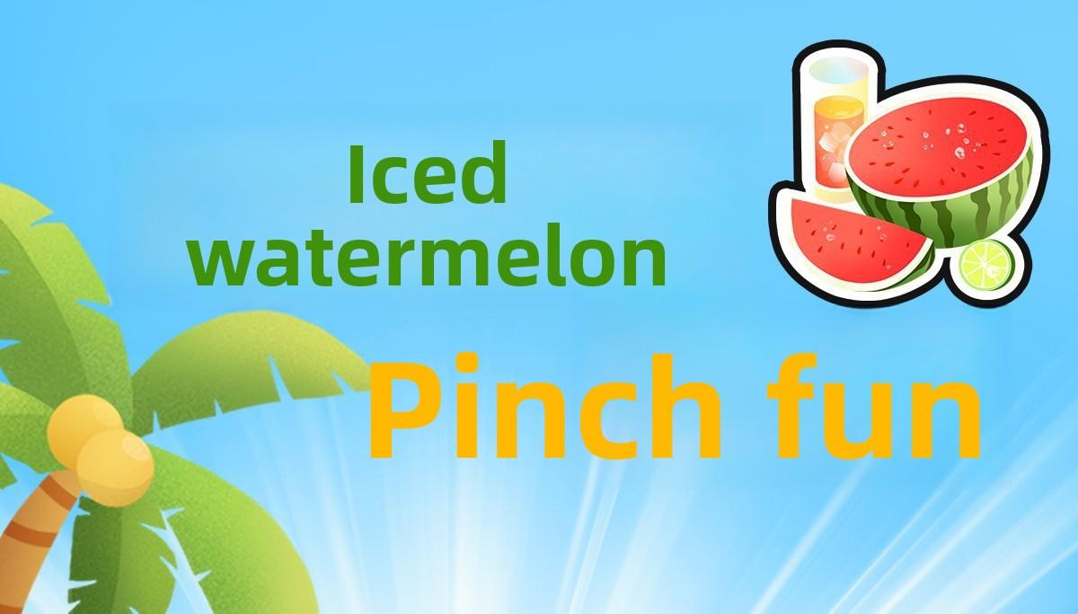 Super Soft Watermelon Squishy Slow Rebound Wet Texture Fidget Toy, Stress Relief Anti-Anxiety Desk Decor, Kawaii Gift for Teens Girls, Calm Sensory Toy for School Office Home, Satisfying Squishy Fun