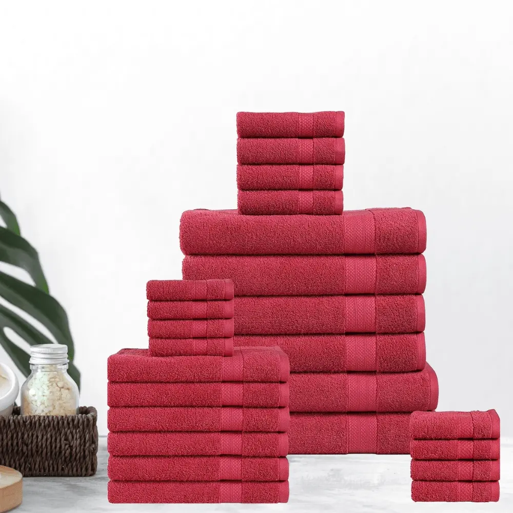 2Pcs Rolled Towel Set, Spa & Hotel Grade Luxury Bath Towels, Ultra Soft Quick Dry Highly Absorbent Towels, Multipurpose Towels for Bathroom, Gym, Daily Home Use, Household Shower Essential Accessories