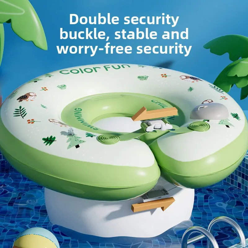 Baby swimming ring neck ring newborn baby toddler bath armpit swimming ring for home neck ring fit outdoorfun pool accessory