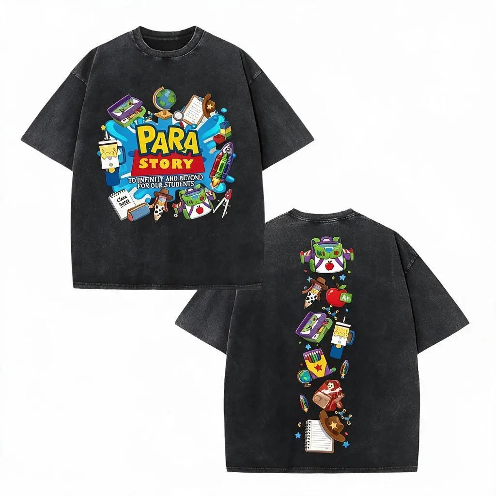 Para Story Paraprofessional Shirt, Teacher Aide Tee, Paraeducator Shirt, Back to School Gift, Classroom Support Staff Tee,Men's,Regular,Fit Textured Knit Top,belle,princess,book tee,outdoor,casual,grade,,baby,dee