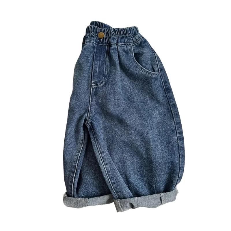 Children's jeans, multifunctional casual harem pants suitable for toddlers and young children, loose-fitting long pants