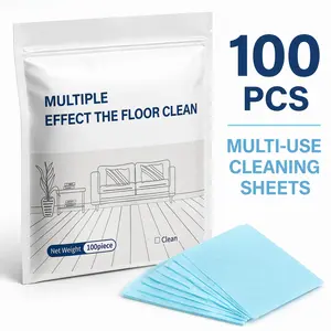100 Piece Floor Cleaning Tablets Multi-Surface Cleaner for Hardwood Laminate Tile & RV Walls Antibacterial Deodorization Maintenance