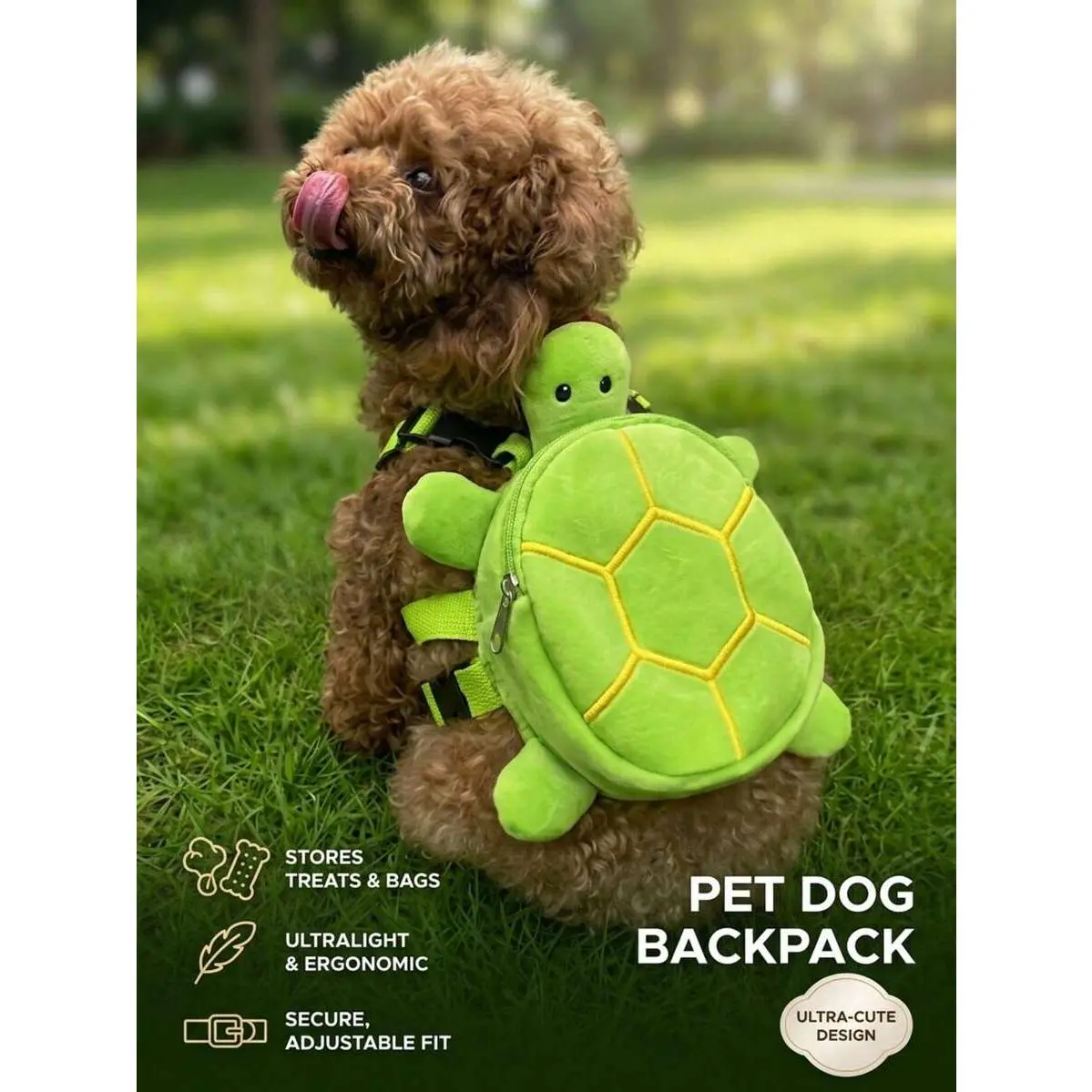 1 Green Pet Handbag - Suitable For All Seasons; Perfect For Travel, Outdoor Adventures, Veterinary Check-Ups, Shopping Trips, Family Excursions, Vacation Getaways, Weekend Getaways,  Features A Spacious Interior And Stylish Green Design