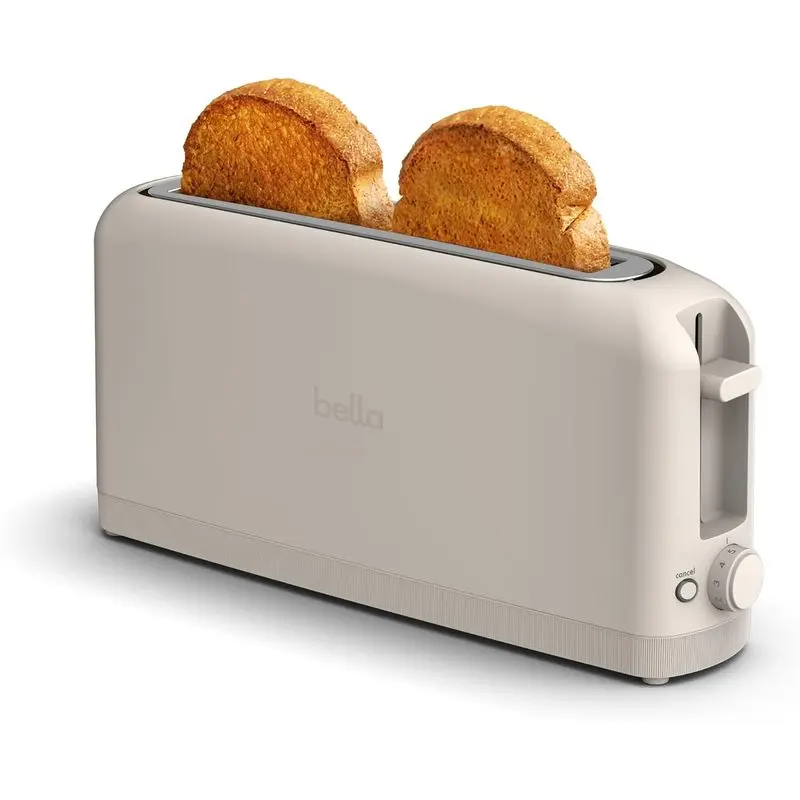 Household Appliances 2-Slice Slim Toaster with Long, Extra-Wide Slots for Toast Bread, Ideal Home & Festive Party Supply Gift Option