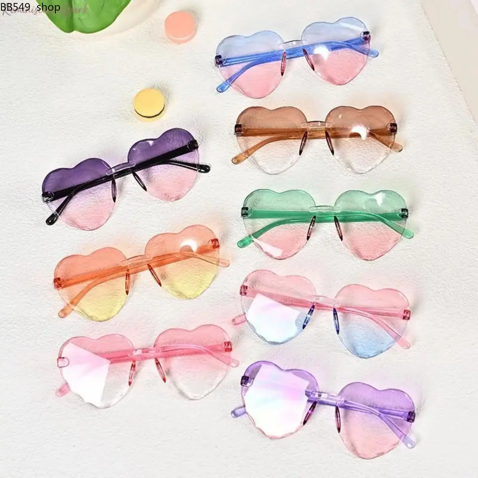 8/7-Pack Assorted Style Sunglasses Set, One-Piece Frame Fashion Eyewear with Multiple Designs, Bulk Spare Collection for Beach, Party, Travel & Outdoor Activities