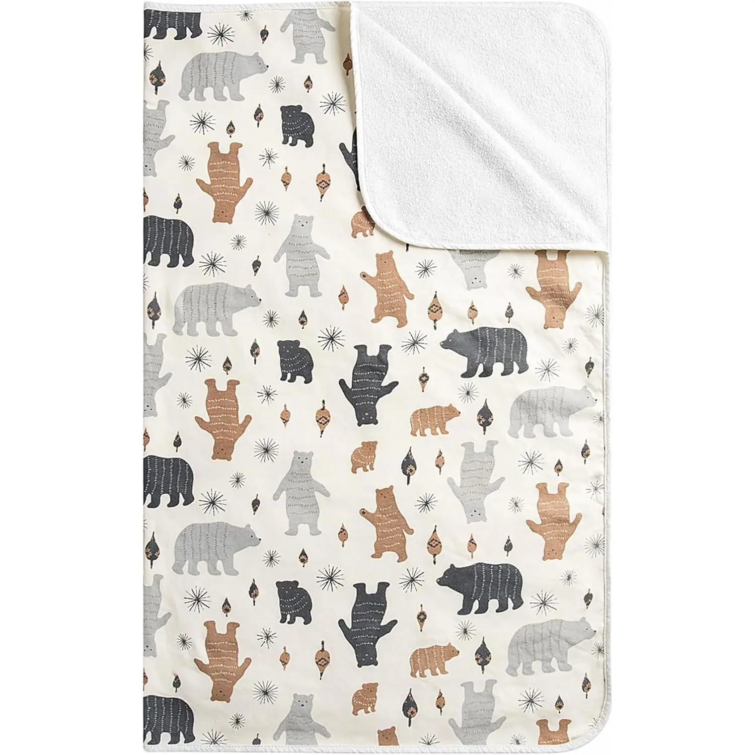 Washable Waterproof Mattress Pad for Babies, Fits Cribs, Reusable Underpad Bed Wetting & Incontinence Cover for Toddlers & Adults
