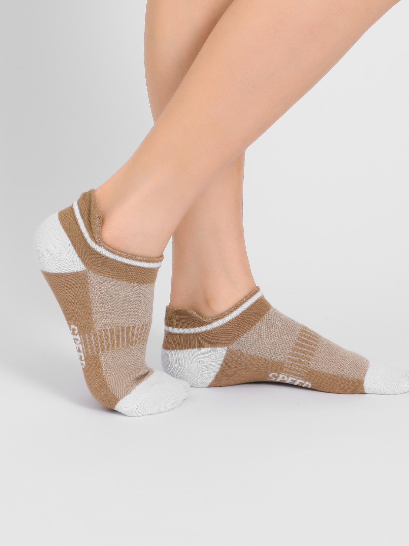 Men's 7 Pairs Colorblock Letter Print Ankle Socks, Knit Crew Socks, Casual Comfy Socks For Men Daily Wear