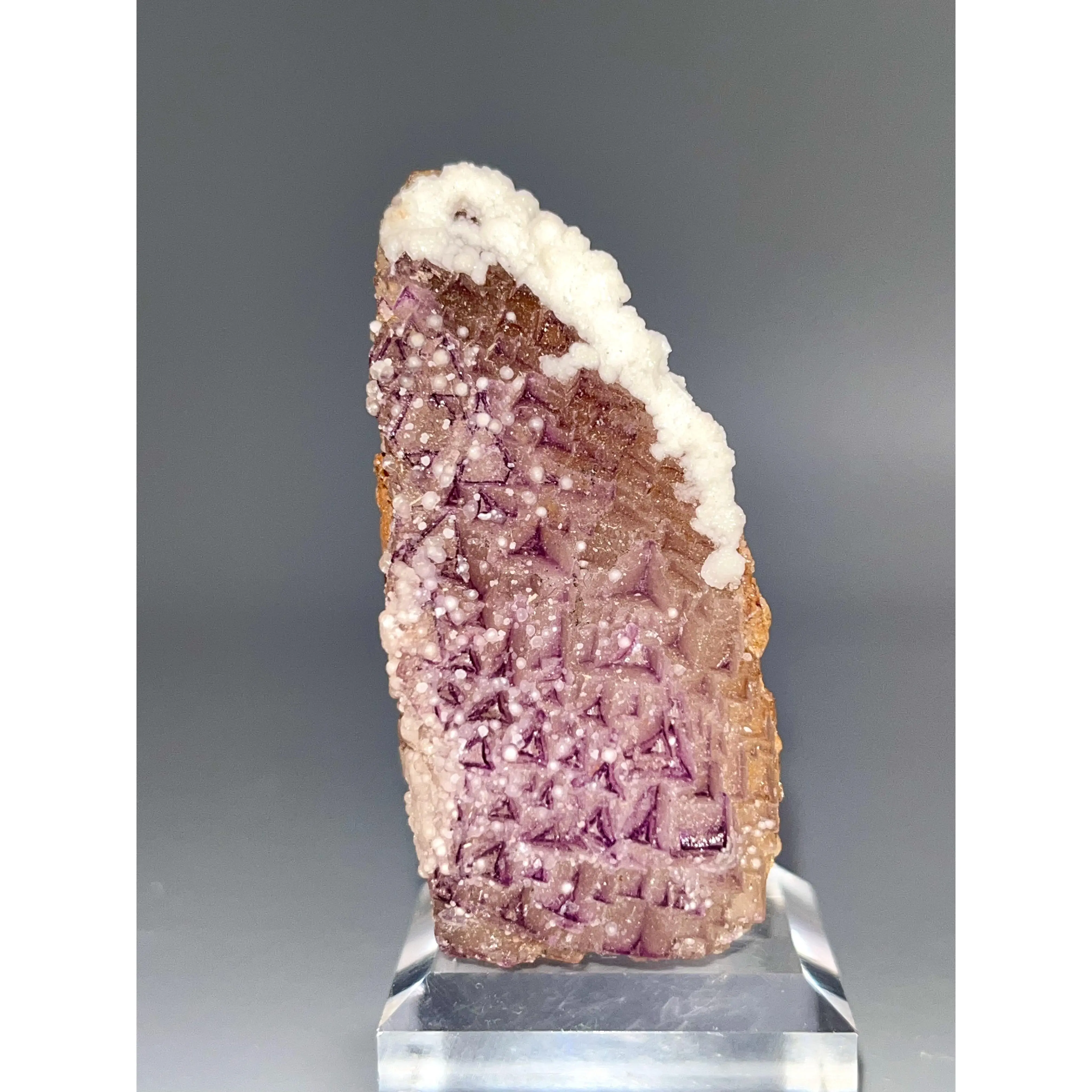 Triangular Purple Fluorite Natural Crystal Decorations, Tabletop Ornament for Jewelry Accessories & Derivatives Display